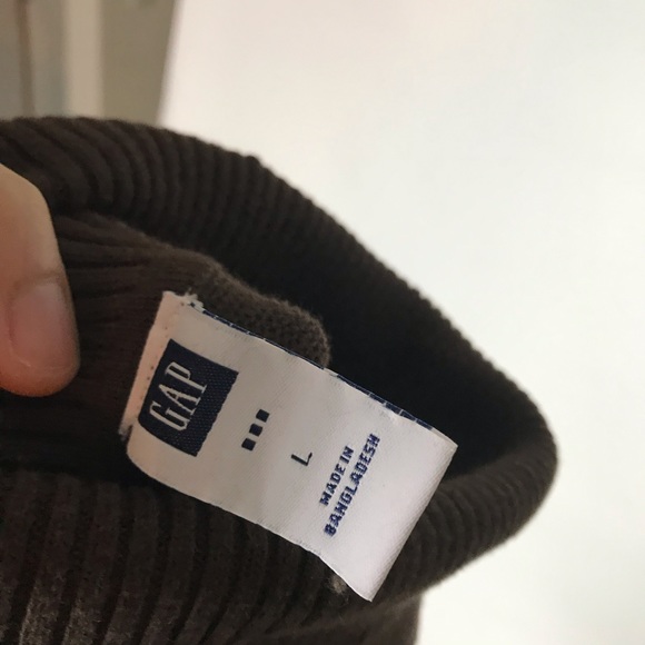 Women’s brown turtleneck sweater - Picture 4 of 5